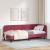 Cadru de pat colțar cu headboard Roșu Vin 80 x 200 cm Catifea GartenMobel Dekor