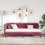 Cadru de pat colțar cu headboard Roșu Vin 80 x 200 cm Catifea GartenMobel Dekor