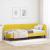 Cadru de pat colțar cu headboard Galben 80 x 200 cm Catifea GartenMobel Dekor