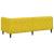 Cadru de pat colțar cu headboard Galben 80 x 200 cm Catifea GartenMobel Dekor