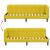 Cadru de pat colțar cu headboard Galben 80 x 200 cm Catifea GartenMobel Dekor