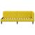 Cadru de pat colțar cu headboard Galben 80 x 200 cm Catifea GartenMobel Dekor