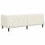 Cadru de pat colțar cu headboard Crem 80 x 200 cm Catifea GartenMobel Dekor