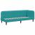 Cadru de pat colțar cu headboard Turcoaz 80 x 200 cm Catifea GartenMobel Dekor