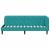 Cadru de pat colțar cu headboard Turcoaz 80 x 200 cm Catifea GartenMobel Dekor