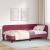 Cadru de pat colțar cu headboard Roșu Vin 90 x 190 cm Catifea GartenMobel Dekor
