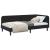 Cadru de pat colțar cu headboard Negru 90 x 190 cm Catifea GartenMobel Dekor