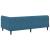 Cadru de pat colțar cu headboard albastru 90 x 200 cm Catifea GartenMobel Dekor