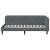 Cadru de pat colțar cu headboard Gri închis 90 x 200 cm Catifea GartenMobel Dekor