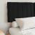 Cadru de pat cu tăblie tapițată cu headboard Negru 135 x 190 cm GartenMobel Dekor