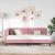 Cadru de pat colțar cu headboard Roz 100 x 200 cm Catifea GartenMobel Dekor