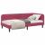 Cadru de pat colțar cu headboard Roșu Vin 100 x 200 cm Catifea GartenMobel Dekor