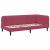 Cadru de pat colțar cu headboard Roșu Vin 100 x 200 cm Catifea GartenMobel Dekor