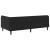 Cadru de pat colțar cu headboard Negru 100 x 200 cm Catifea GartenMobel Dekor