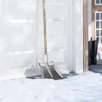 Cap de lopată 4 pcs Argintiu 41,5 x 32,5 cm Aluminiu GartenMobel Dekor