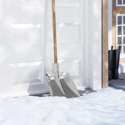 Cap de lopată 4 pcs Argintiu 45 x 38 cm Aluminiu GartenMobel Dekor