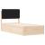 Cadru de pat cu tăblie tapițată cu headboard Negru 80 x 200 cm GartenMobel Dekor