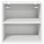 Dulap suspendat Riga Alb 40 x 29,5 x 40 cm Lemn compozit GartenMobel Dekor
