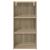Dulap suspendat cu raft Riga Stejar Sonoma 40 x 29,5 x 80 cm GartenMobel Dekor