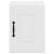 Dulap suspendat de bucătărie cu raft Alb lucios 30 x 31 x 40 cm GartenMobel Dekor
