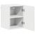 Dulap suspendat de bucătărie 2 pcs Alb lucios 30 x 31 x 40 cm GartenMobel Dekor