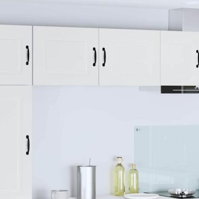 Dulap suspendat de bucătărie 2 pcs Alb lucios 50 x 31 x 40 cm GartenMobel Dekor