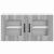 Dulap suspendat de bucătărie cu raft Gri Sonoma 80 x 31 x 40 cm GartenMobel Dekor