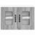 Dulap suspendat de bucătărie 2 pcs Gri Sonoma 60 x 31 x 40 cm GartenMobel Dekor