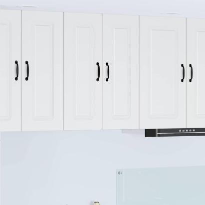 Dulap suspendat de bucătărie cu raft Alb lucios 30 x 31 x 80 cm GartenMobel Dekor