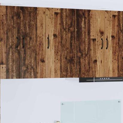 Dulap suspendat de bucătărie cu raft Lemn Vechi 40 x 31 x 80 cm GartenMobel Dekor