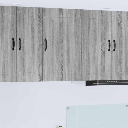 Dulap suspendat de bucătărie cu raft Gri Sonoma 50 x 31 x 80 cm GartenMobel Dekor