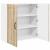 Dulap suspendat de bucătărie Stejar Sonoma 80 x 31 x 80 cm GartenMobel Dekor