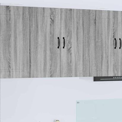 Dulap suspendat de bucătărie cu raft Gri Sonoma 80 x 31 x 80 cm GartenMobel Dekor