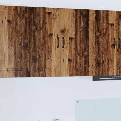 Dulap suspendat de bucătărie cu raft Lemn Vechi 80 x 31 x 80 cm GartenMobel Dekor