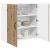Dulap suspendat de bucătărie Stejar Artizanal 80 x 31 x 80 cm GartenMobel Dekor