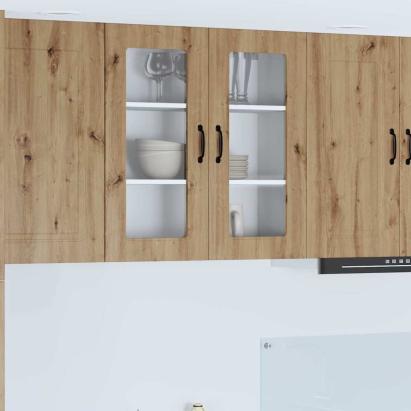 Dulap suspendat de bucătărie Stejar Artizanal 80 x 31 x 80 cm GartenMobel Dekor