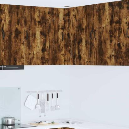 Dulap suspendat de bucătărie Stejar fumuriu 57 x 57 x 80 cm GartenMobel Dekor