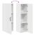 Dulap suspendat de bucătărie cu ușă Alb lucios 30 x 31 x 100 cm GartenMobel Dekor
