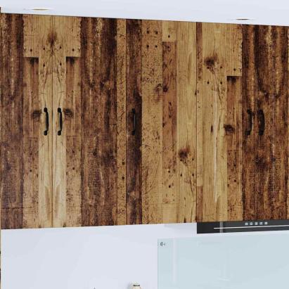 Dulap suspendat de bucătărie cu ușă Lemn Vechi 40 x 31 x 100 cm GartenMobel Dekor