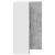 Dulap suspendat de bucătărie Gri din beton 57 x 57 x 100 cm GartenMobel Dekor