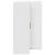Dulap suspendat de bucătărie cu ușă Alb lucios 57 x 57 x 100 cm GartenMobel Dekor