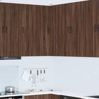 Dulap suspendat de bucătărie Stejar închis 57 x 57 x 100 cm GartenMobel Dekor