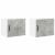 Dulap de bucătărie cu raft 2 pcs Gri din beton 50 x 31 x 40 cm GartenMobel Dekor