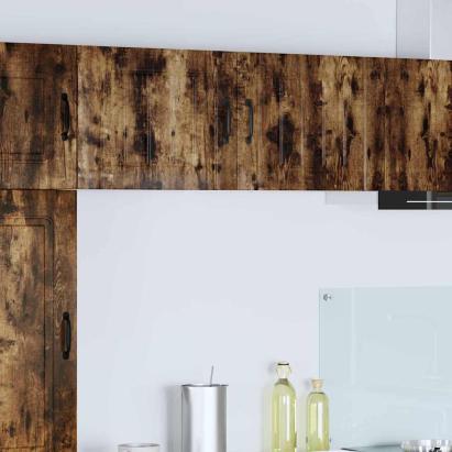 Dulap de bucătărie cu raft 2 pcs Stejar fumuriu 50 x 31 x 40 cm GartenMobel Dekor