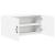 Dulap de bucătărie cu raft Alb 80 x 31 x 40 cm Lemn compozit GartenMobel Dekor