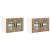 Dulap de bucătărie 2 pcs Stejar Artizanal 60 x 31 x 40 cm GartenMobel Dekor