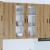 Dulap suspendat de bucătărie stejar artizanal 80 x 31 x 100 cm GartenMobel Dekor