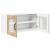 Dulap suspendat de bucătărie Stejar Sonoma 80 x 31 x 40 cm GartenMobel Dekor
