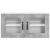 Dulap suspendat de bucătărie Gri din beton 80 x 31 x 40 cm GartenMobel Dekor