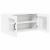 Dulap suspendat de bucătărie cu raft Alb lucios 80 x 31 x 40 cm GartenMobel Dekor